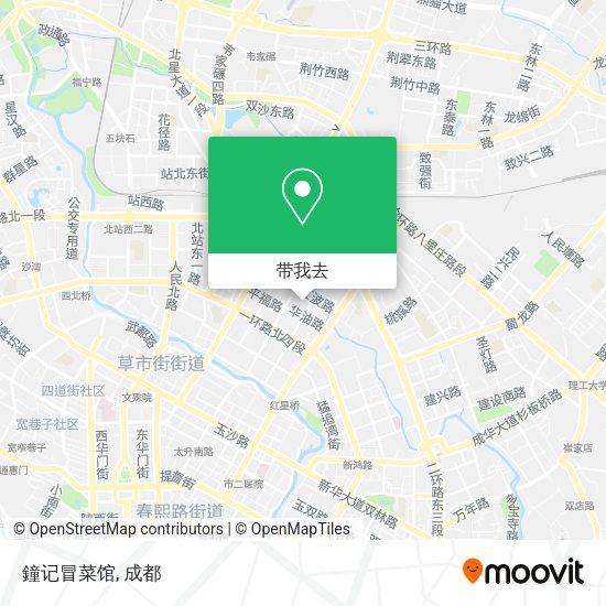 鐘记冒菜馆地图