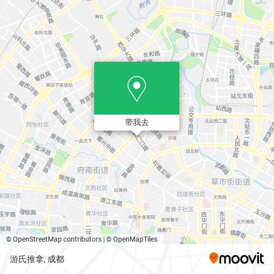 游氏推拿地图