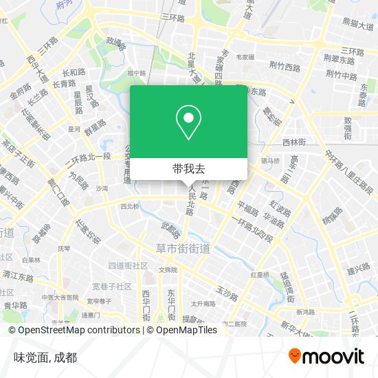 味觉面地图