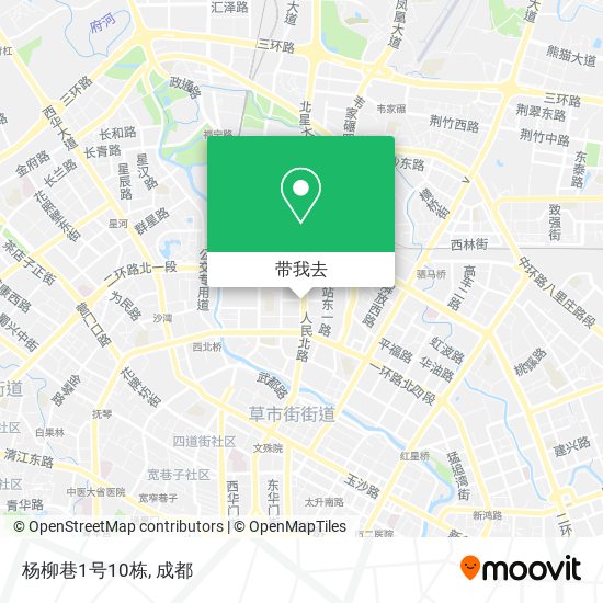 杨柳巷1号10栋地图