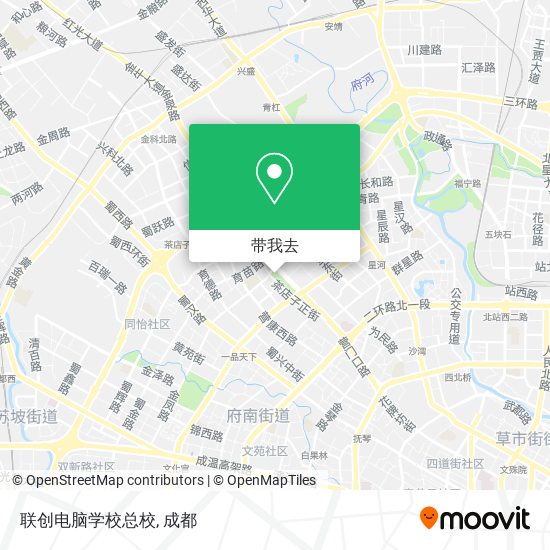 联创电脑学校总校地图
