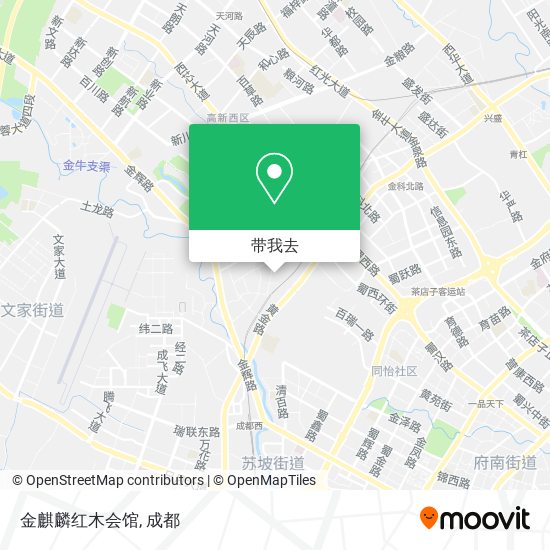 金麒麟红木会馆地图