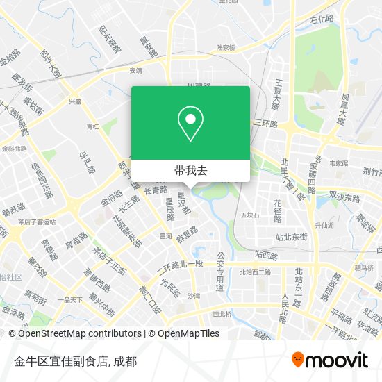 金牛区宜佳副食店地图