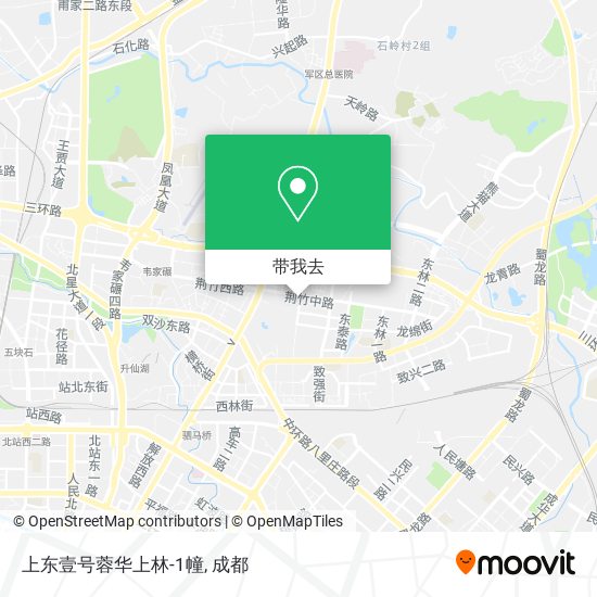 上东壹号蓉华上林-1幢地图