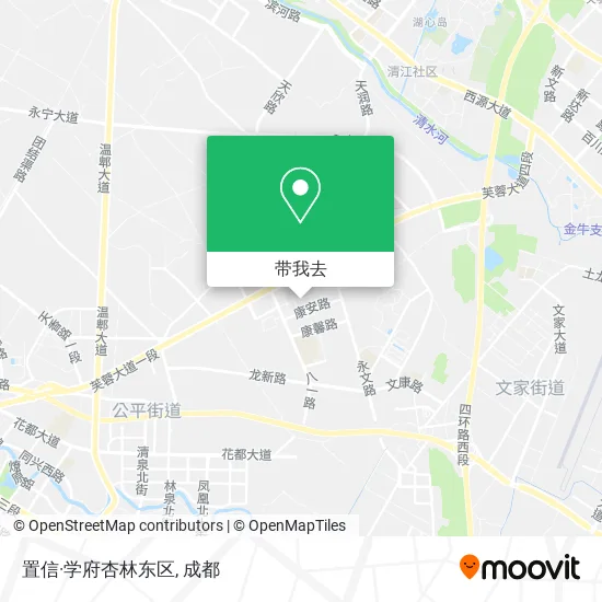 置信·学府杏林东区地图