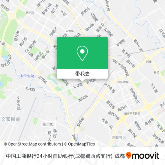 中国工商银行24小时自助银行(成都蜀西路支行)地图