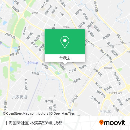 中海国际社区-林溪美墅8幢地图
