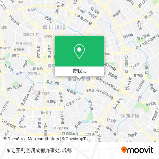 东芝开利空调成都办事处地图