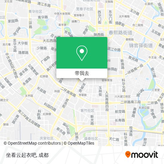 坐看云起衣吧地图