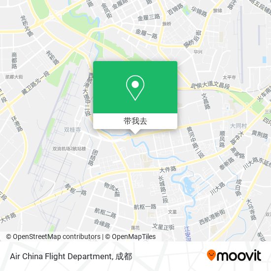Air China Flight Department地图