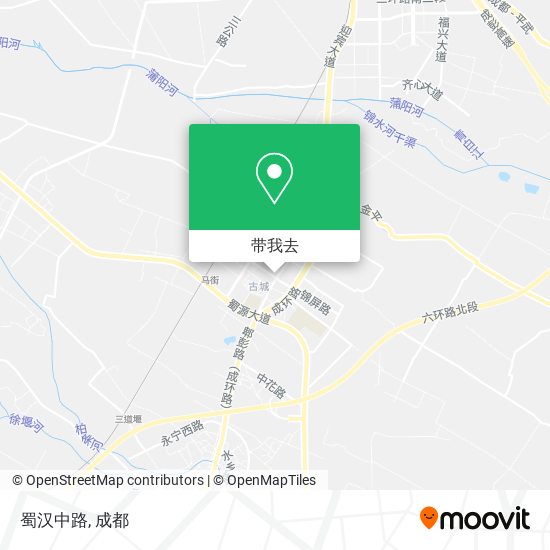 蜀汉中路地图