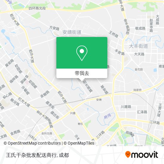 王氏干杂批发配送商行地图