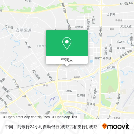中国工商银行24小时自助银行(成都古柏支行)地图