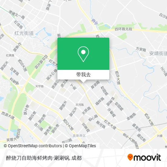醉烧刀自助海鲜烤肉·涮涮锅地图