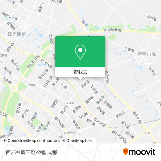 西郡兰庭三期-2幢地图