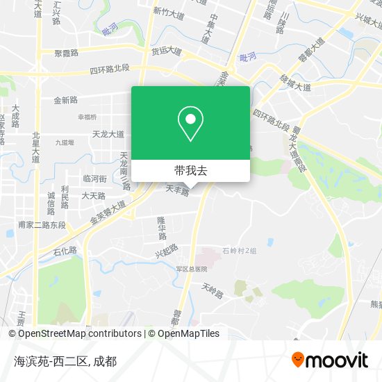 海滨苑-西二区地图