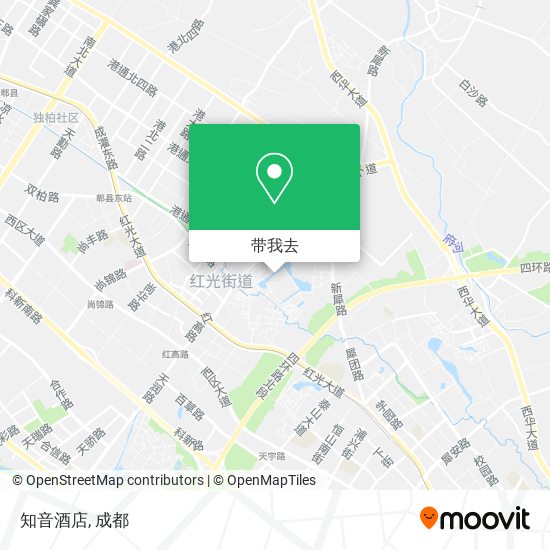知音酒店地图