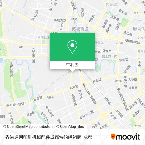 香港通用印刷机械配件成都特约经销商地图