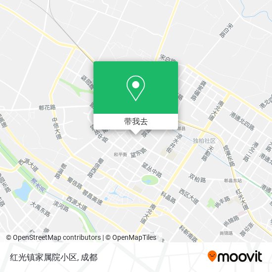 红光镇家属院小区地图