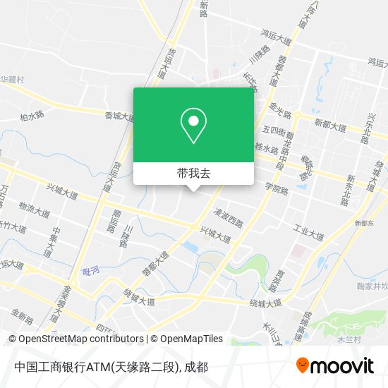 中国工商银行ATM(天缘路二段)地图