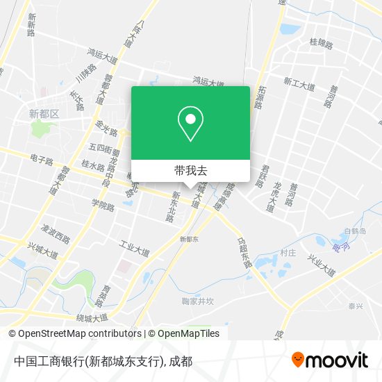中国工商银行(新都城东支行)地图