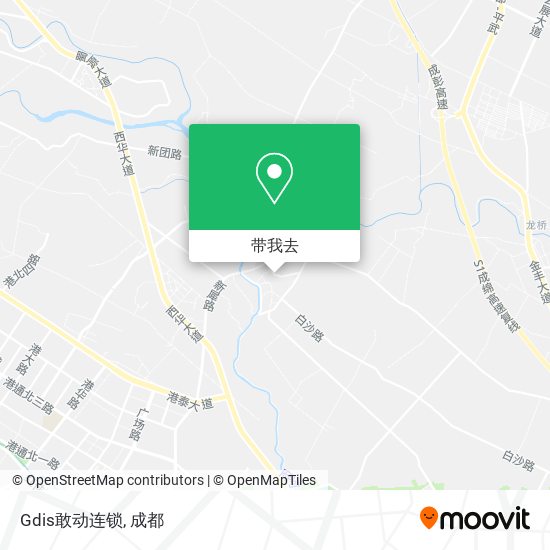 Gdis敢动连锁地图