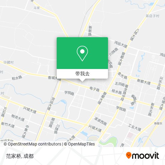 范家桥地图