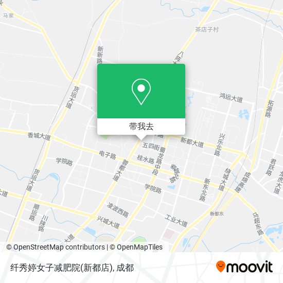 纤秀婷女子减肥院(新都店)地图