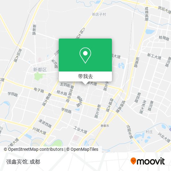 强鑫宾馆地图