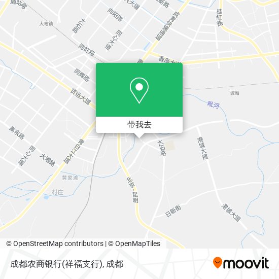 成都农商银行(祥福支行)地图