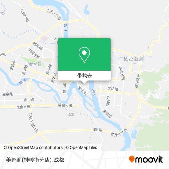姜鸭面(钟楼街分店)地图