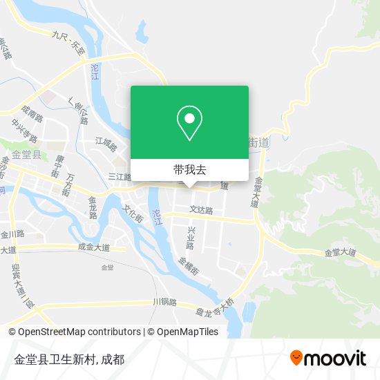 金堂县卫生新村地图