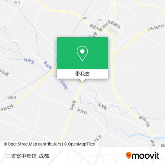 三道宴中餐馆地图