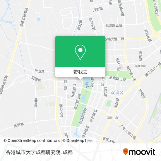 香港城市大学成都研究院地图