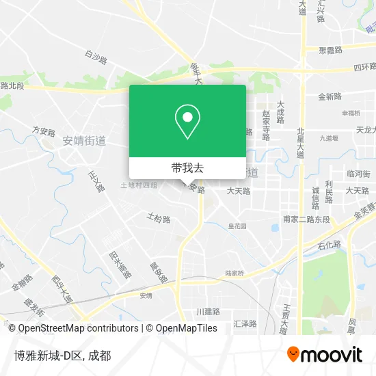 博雅新城-D区地图