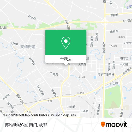 博雅新城C区-南门地图