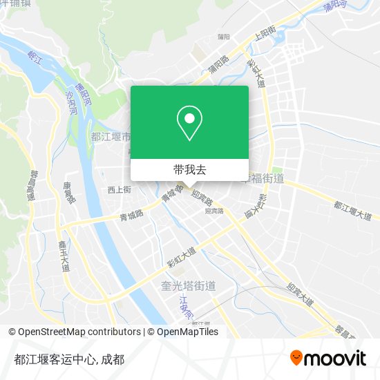 都江堰客运中心地图