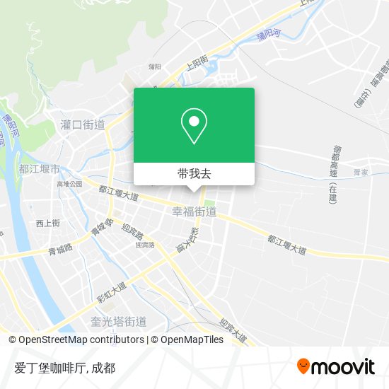 爱丁堡咖啡厅地图