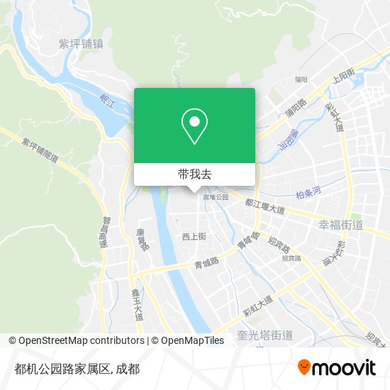 都机公园路家属区地图