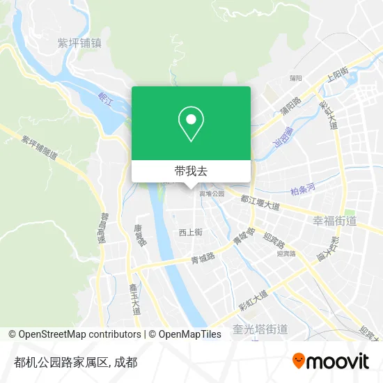 都机公园路家属区地图