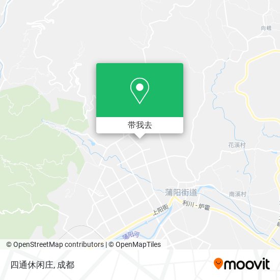 四通休闲庄地图