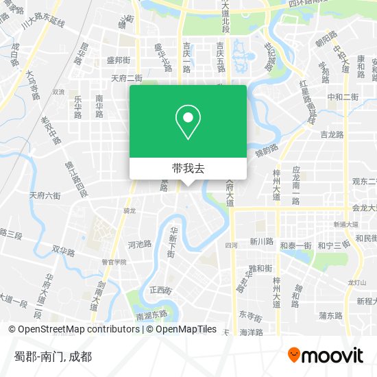蜀郡-南门地图