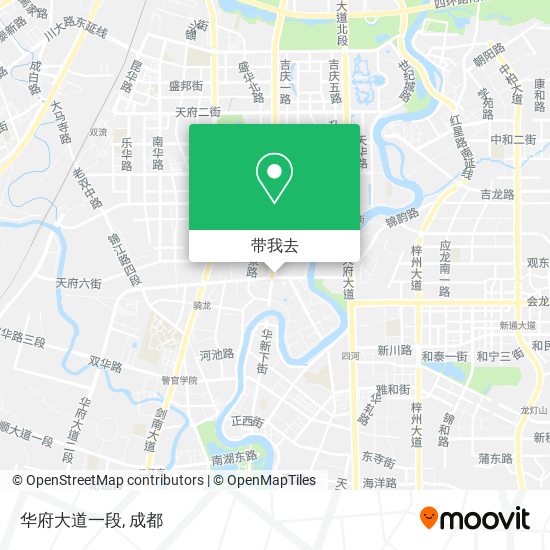 华府大道一段地图