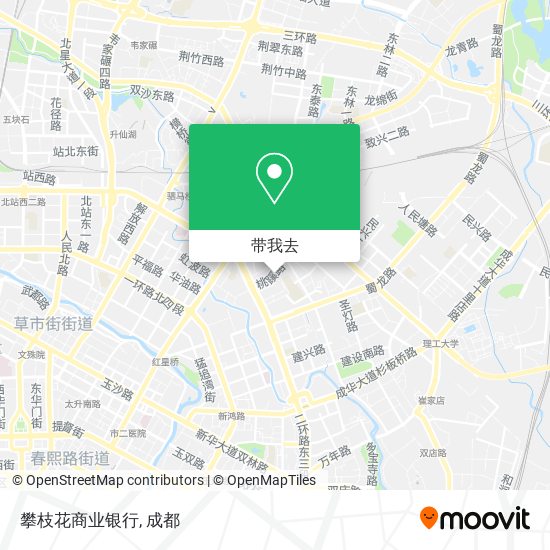 攀枝花商业银行地图