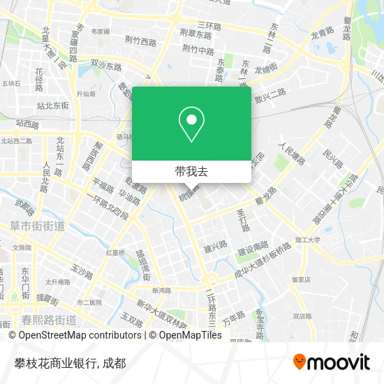 攀枝花商业银行地图