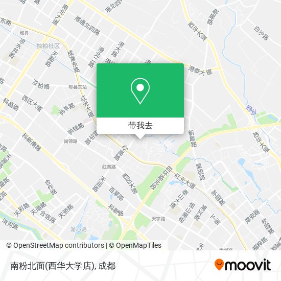 南粉北面(西华大学店)地图