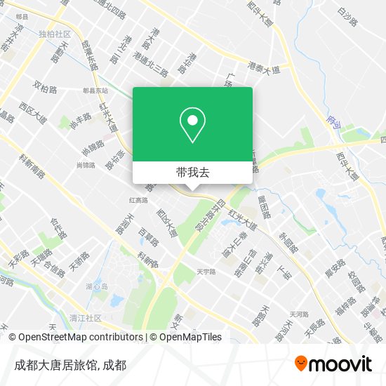 成都大唐居旅馆地图