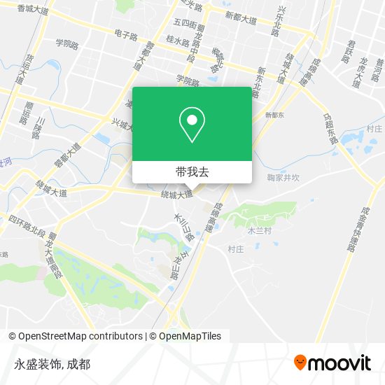 永盛装饰地图