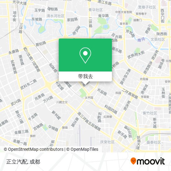 正立汽配地图