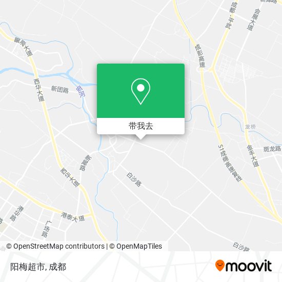 阳梅超市地图